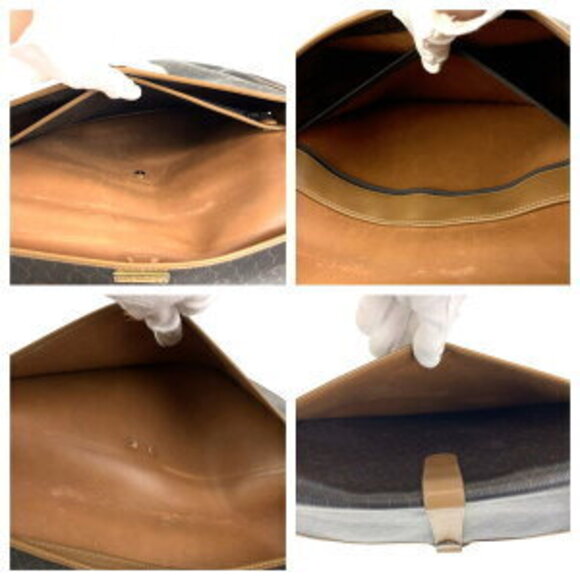 Dior Honeycomb Brown Leather Shoulder Bag - Picture 8 of 10